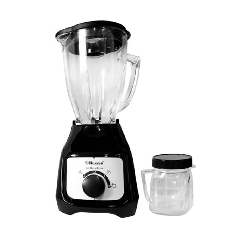 Licuadora Bossko BK-542VL 1.5 Litros 550 Watts Negro