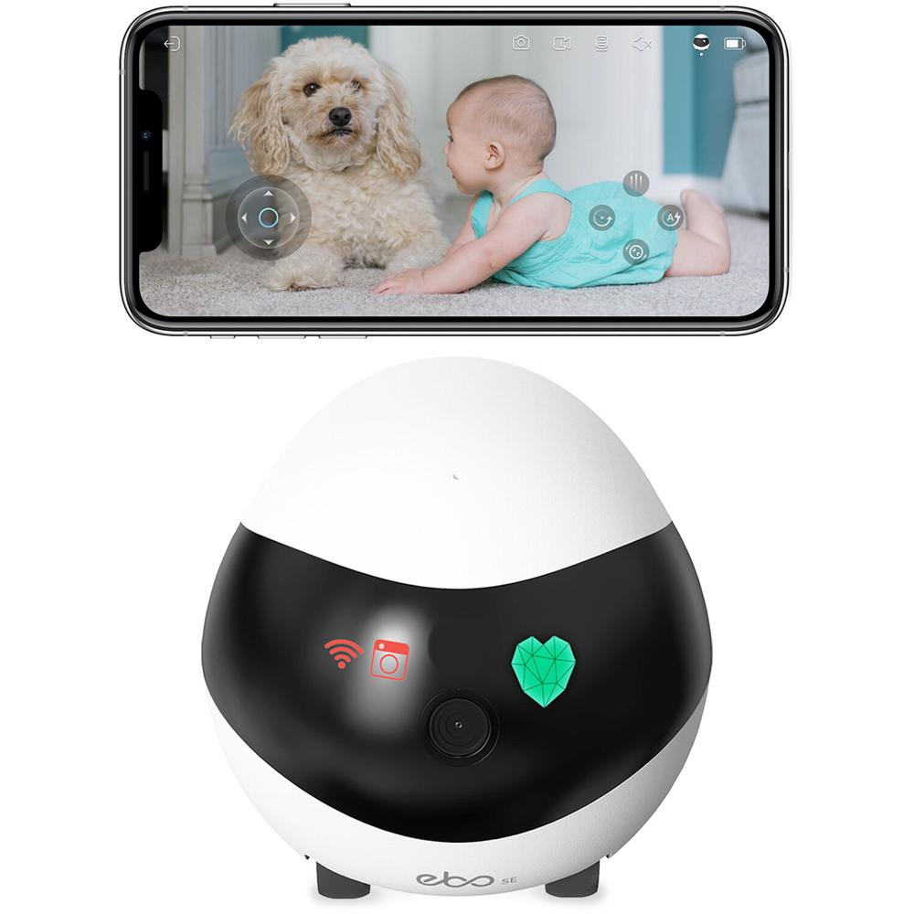 Cámara de Seguridad Inteligente enabot EBO SE: Robot Patrullero Autónomo con Visión Nocturna, Conect