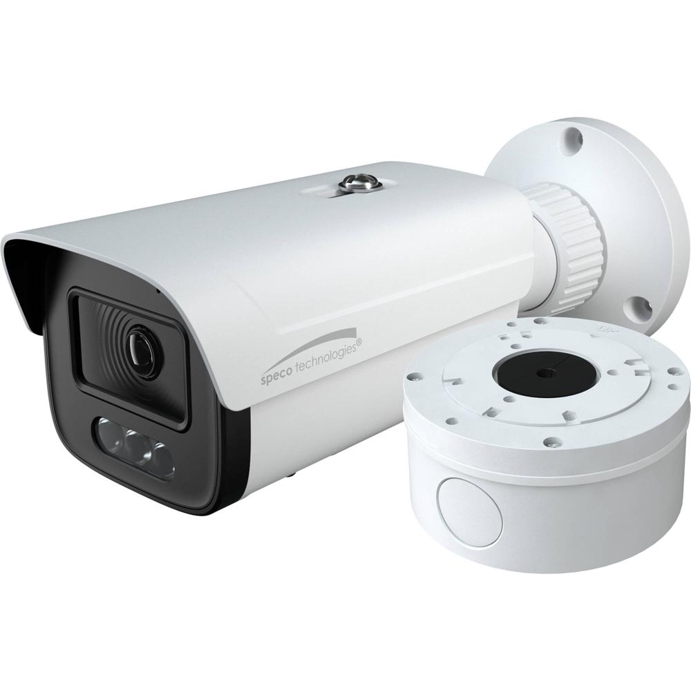 Cámara de Red Bullet Exterior Speco Technologies O4LB2 4MP con Intensificador de Luz Blanca - Resolu