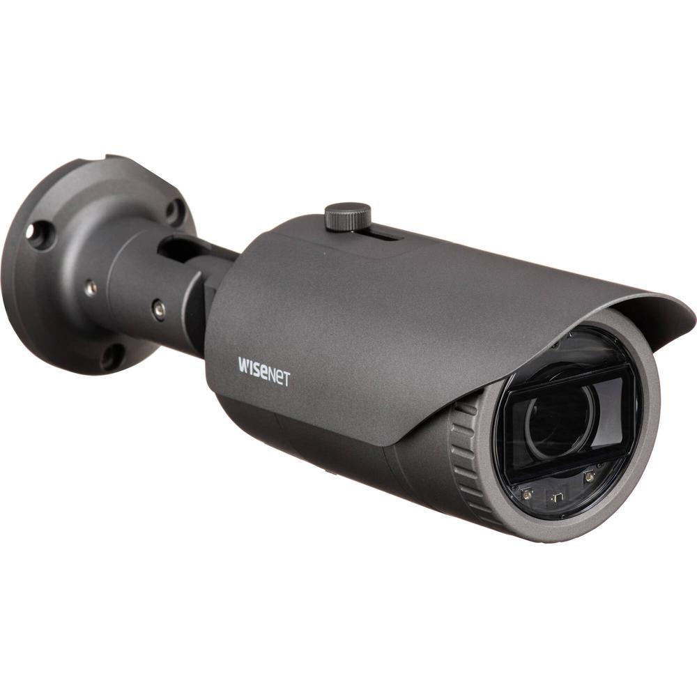 Cámara de Red Hanwha Vision Wisenet Q Series QNO-6082R1 2MP con Visión Nocturna, Resolución 1920 x 1
