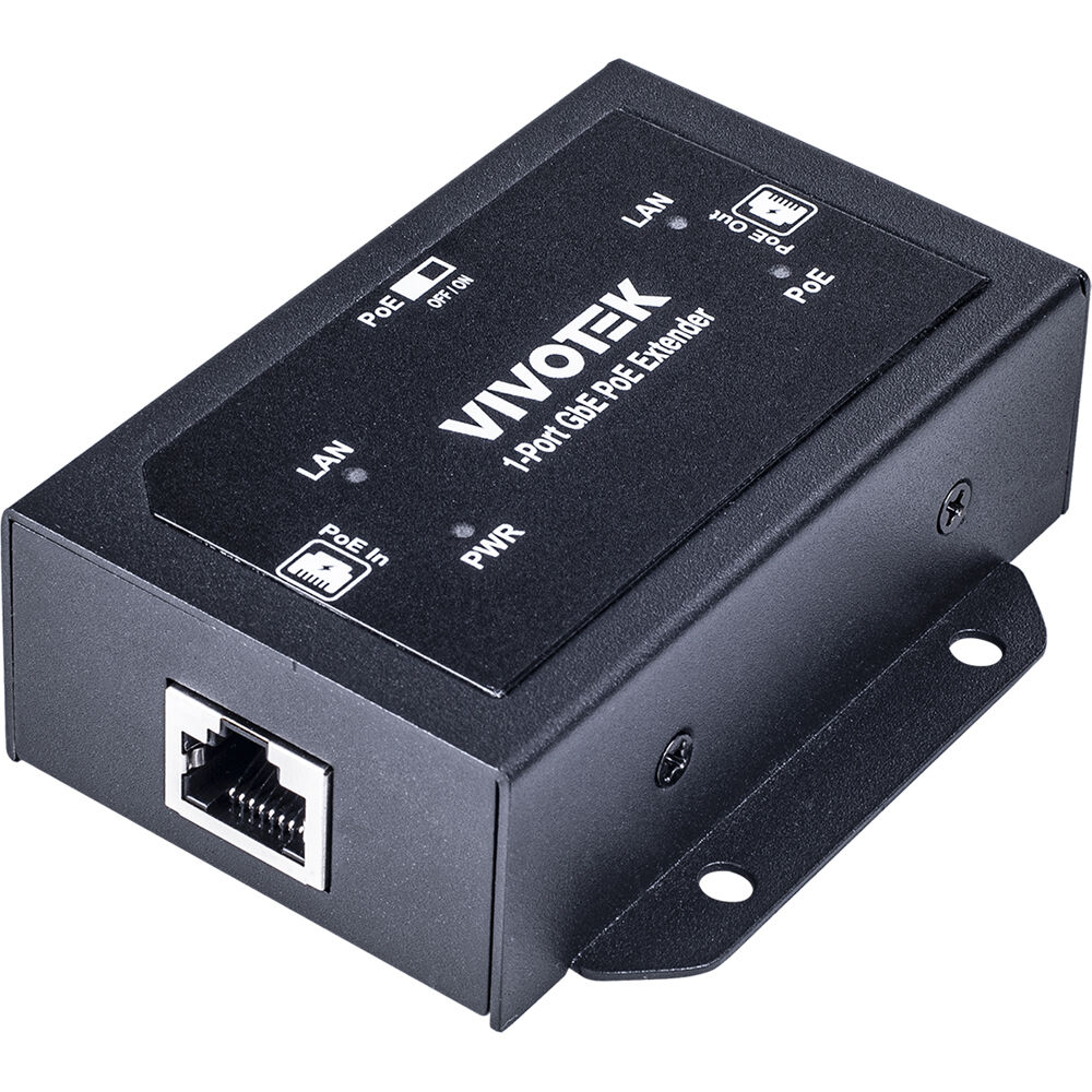 Vivotek AP-GXC-0100 Extensor PoE Interior 1-Port GE - Kit Transmisor/Receptor de 985' con 1 Puerto E