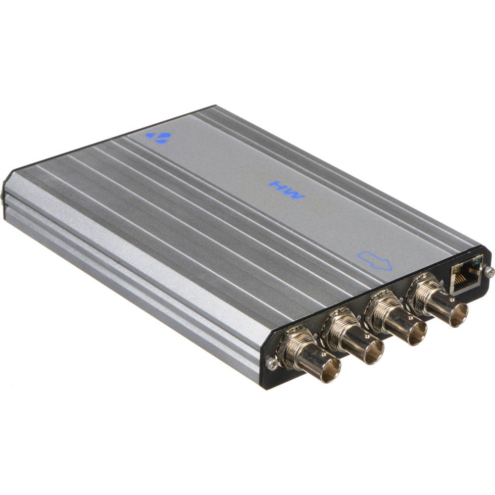 Veracity HIGHWIRE Powerstar Base-4: Unidad Base IP y PoE sobre Coax para Conectar hasta 4 Cámaras IP