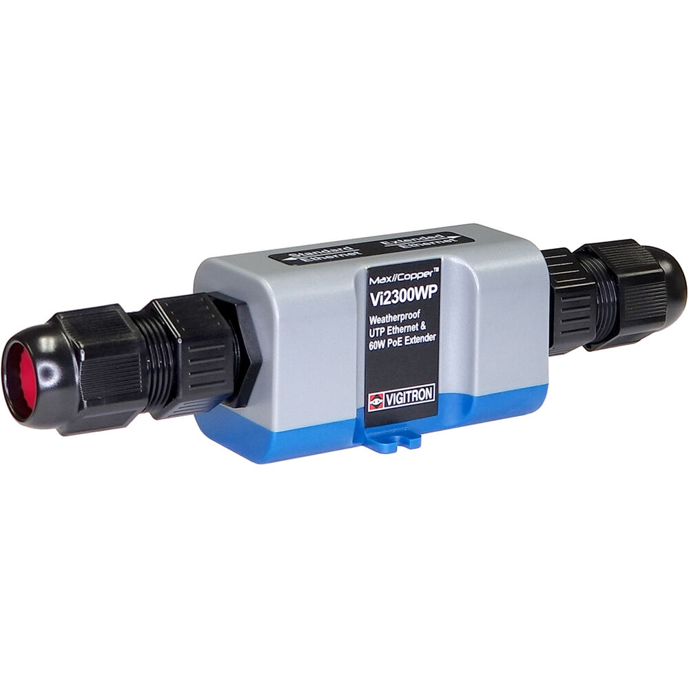 Vigitron Vi2300WP MaxiiCooper Extensor Ethernet a Prueba de Agua de Alta Velocidad y Alta Potencia d