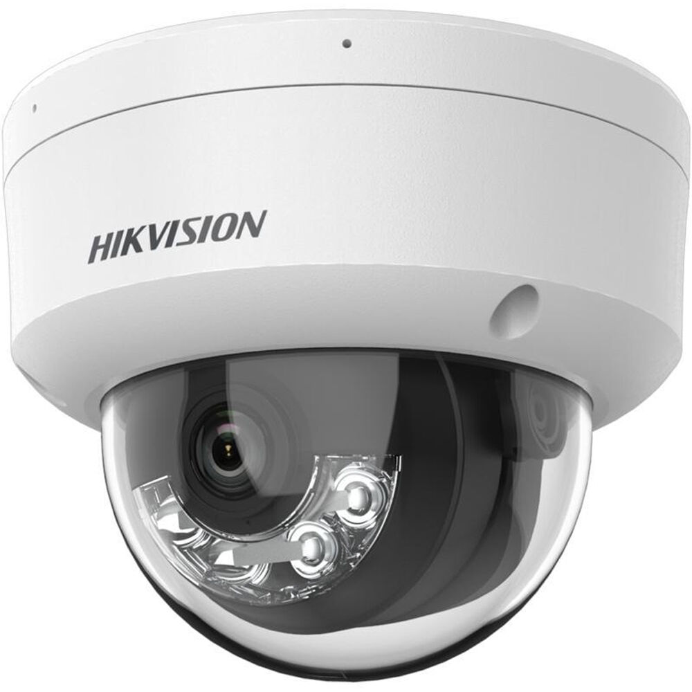 Cámara Domo Exterior Hikvision AcuSense ColorVu DS-2CD3148G2-LISU 4MP, Resolución 2688 x 1520 a 30 f
