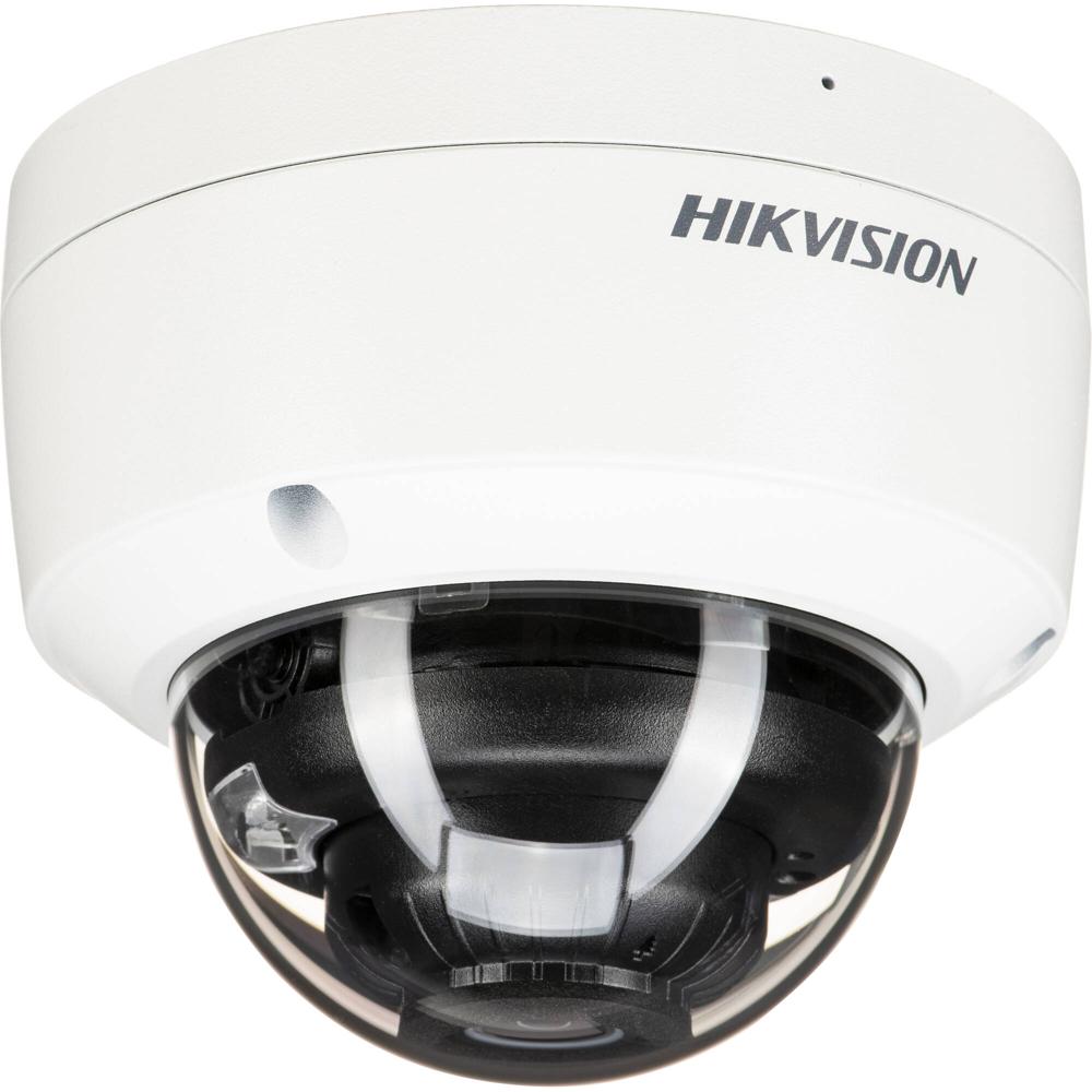 Cámara Domo de Red Exterior Hikvision ColorVu DS-2CD2147G2-LSU 4MP con Lente de 2.8mm - Resolución 2
