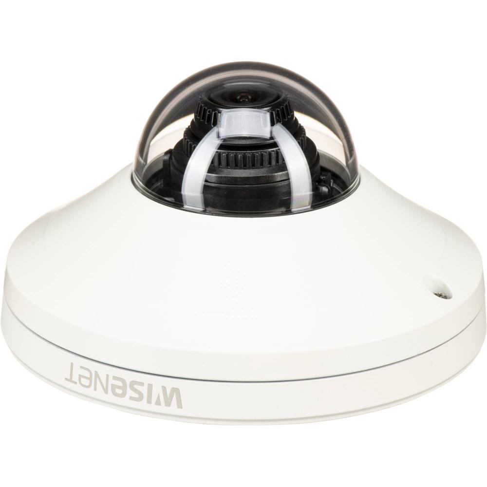 Cámara Domo de Red Vandal-Resistente Hanwha Vision 2MP con Lente de 2.8mm y Sensor CMOS Progresivo d