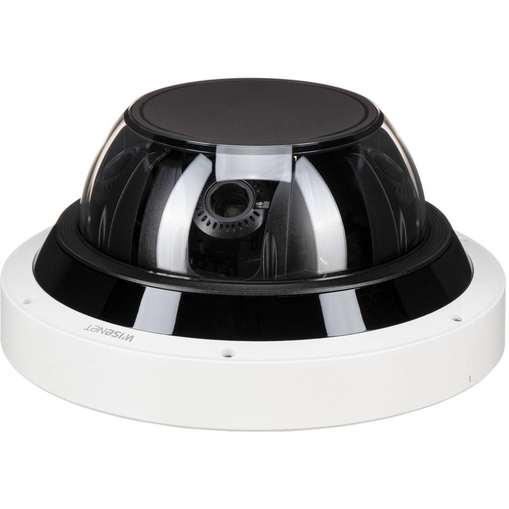Cámara Domo de Red Exterior Hanwha Vision WiseNet P Series PNM-9085RQZ1 20MP con 4 Sensores PTRZ y V