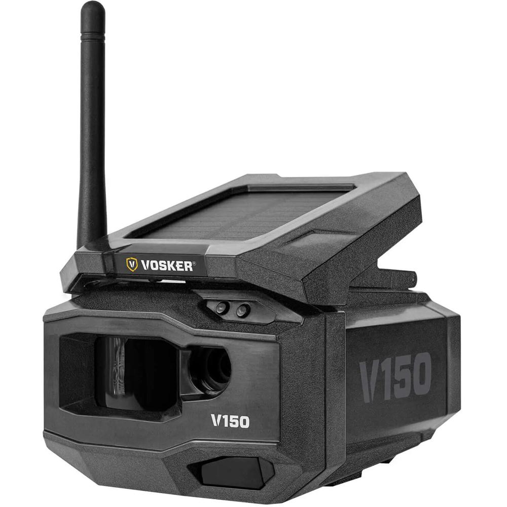 Cámara de Seguridad Móvil VOSKER V150 con Energía Solar LTE (EE.UU.) - Resolución 1920 x 1080, Graba