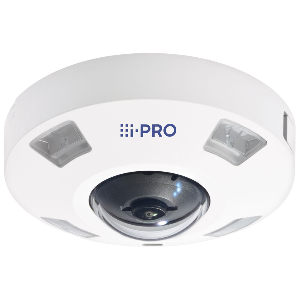 Cámara Dome Fisheye 360° i-PRO WV-S4556LMA 5MP para Exterior (M12)