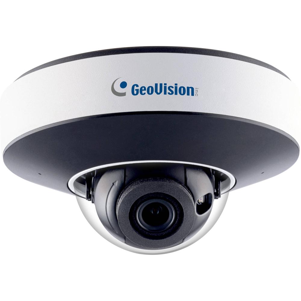Cámara Dome IP Mini Fija Rugged GEOVISION AI 4MP WDR Pro IR (256G Micro SD)