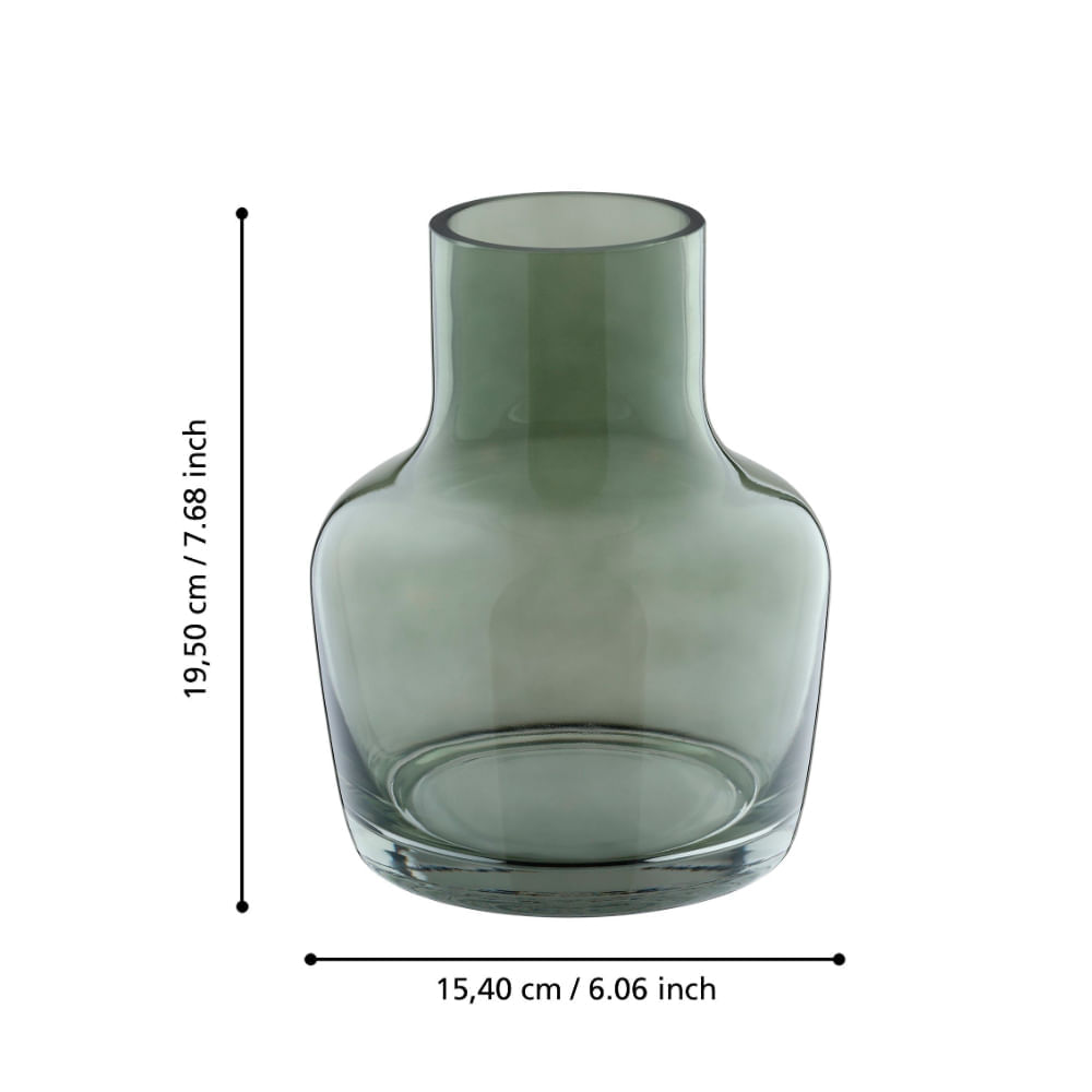 Jarrón Verde Eglo Siranana D154