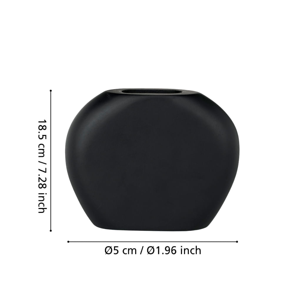 Jarrón Negro Eglo Melobody H140