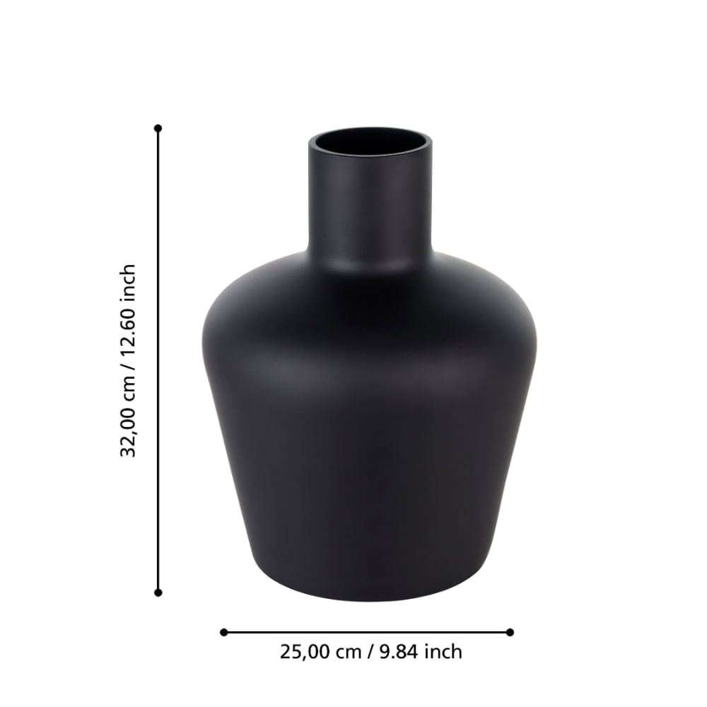 Jarrón Negro Eglo Samuntai D250