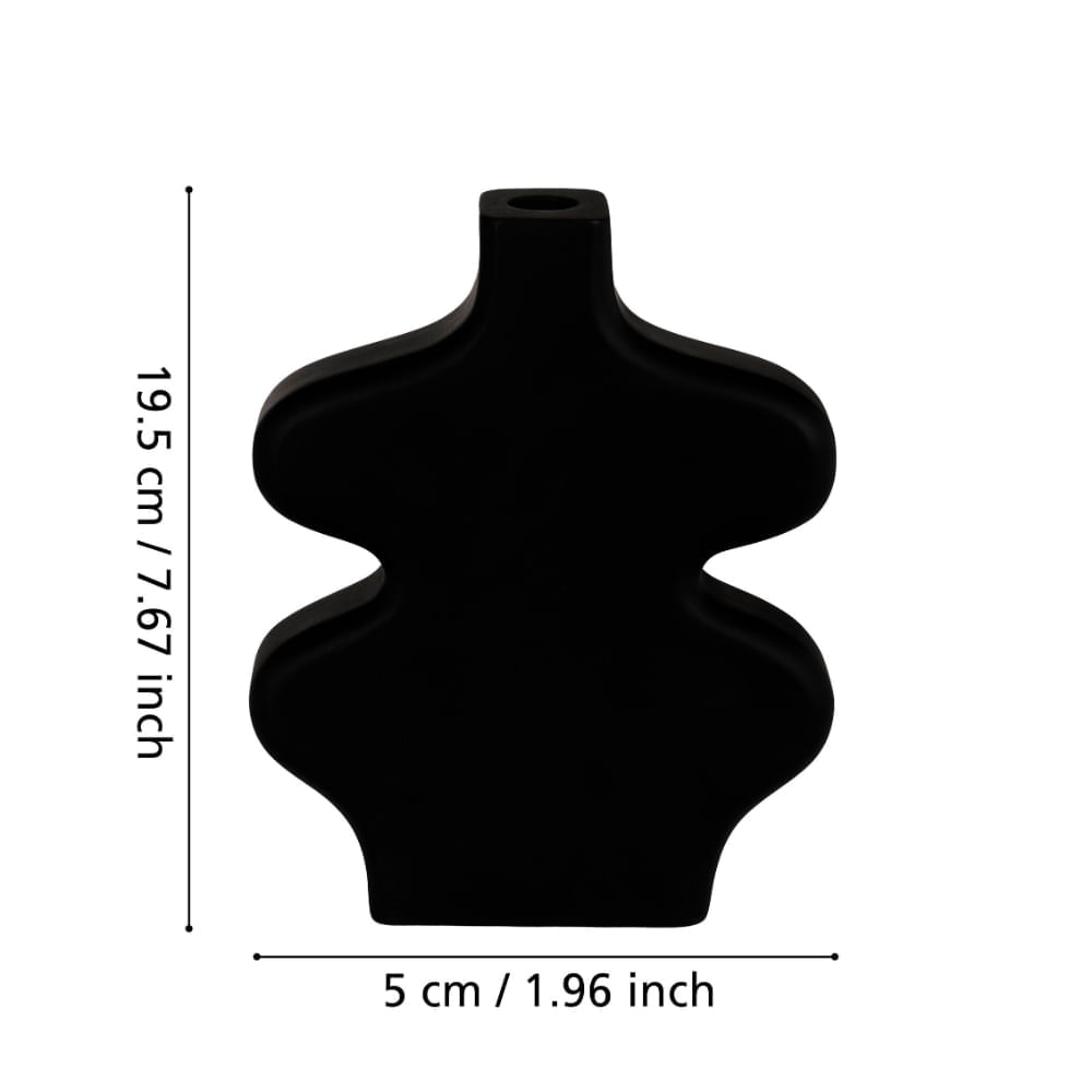 Jarrón Eglo Melobody Negro H240 A50