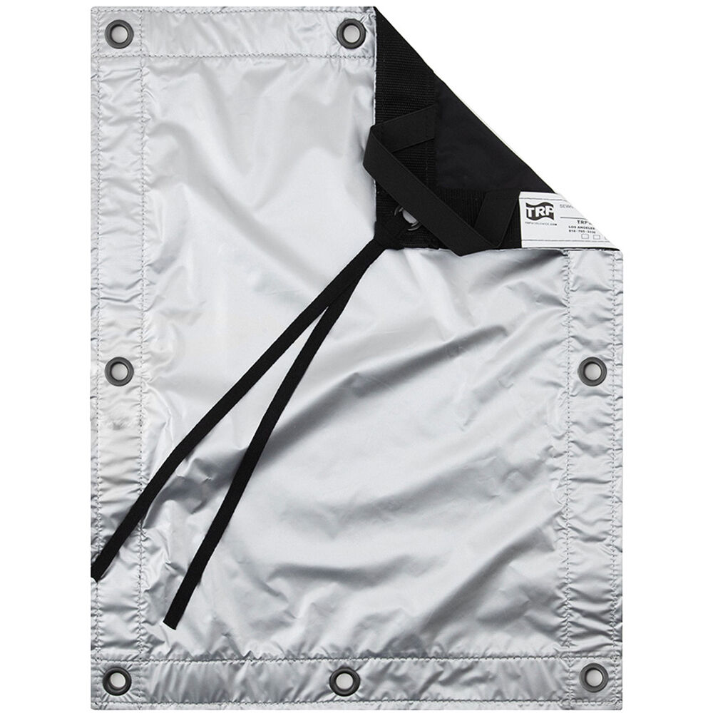 TRP WORLDWIDE Tela de Rebote Suave Plateada (8 x 12') - Rebote Suave, Fibra Ligera y Duradera