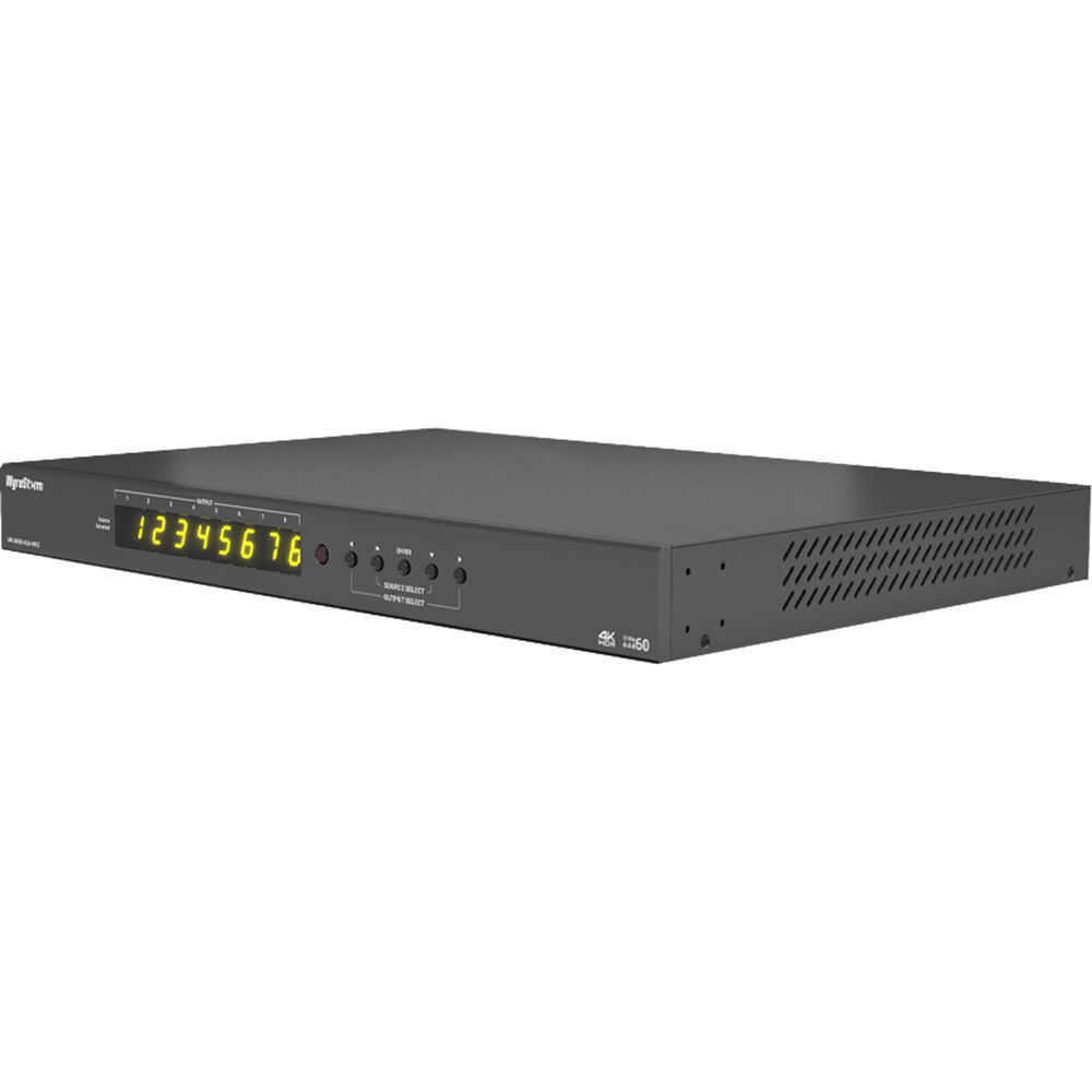 WyreStorm MX-0808-H2A-MK2 Matriz HDMI 8x8 4K60 con Escalado y ARC - Soporta DCI 4K60, HDR10, Dolby V