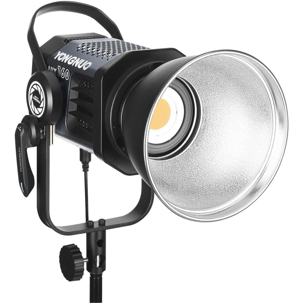 Yongnuo LUX160 Monolight LED Diurna para Producción de Video y Vlogging - 35,100 Lux, 5600K, Control