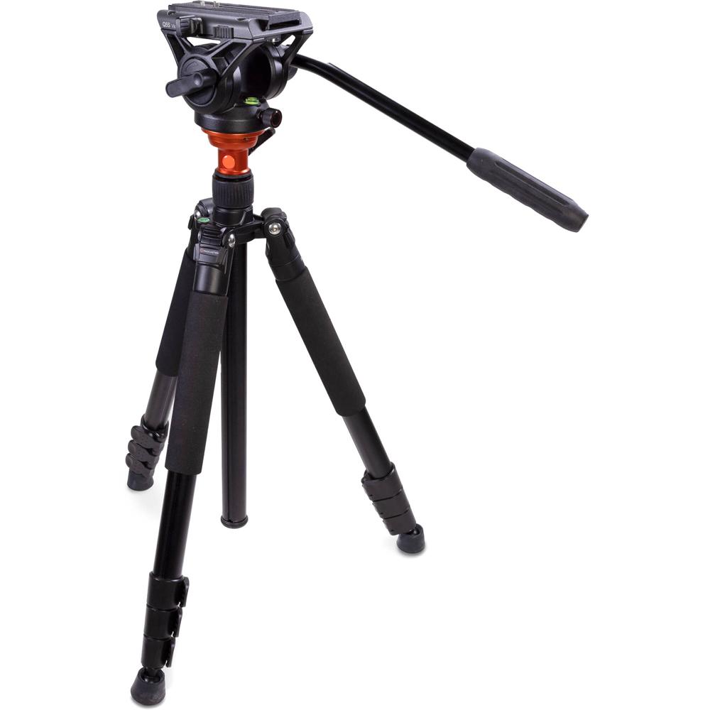 Trípode/Monópode Padcaster con Cabeza Fluida - Soporta hasta 13.2 lb, Ajustes de Pierna Independient