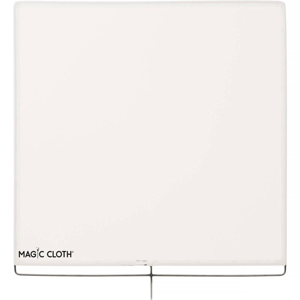 TRP WORLDWIDE Magic Cloth Scrim (48 x 48"") - Suaviza y Difunde Luz, Marco de Acero Inoxidable, Pin d