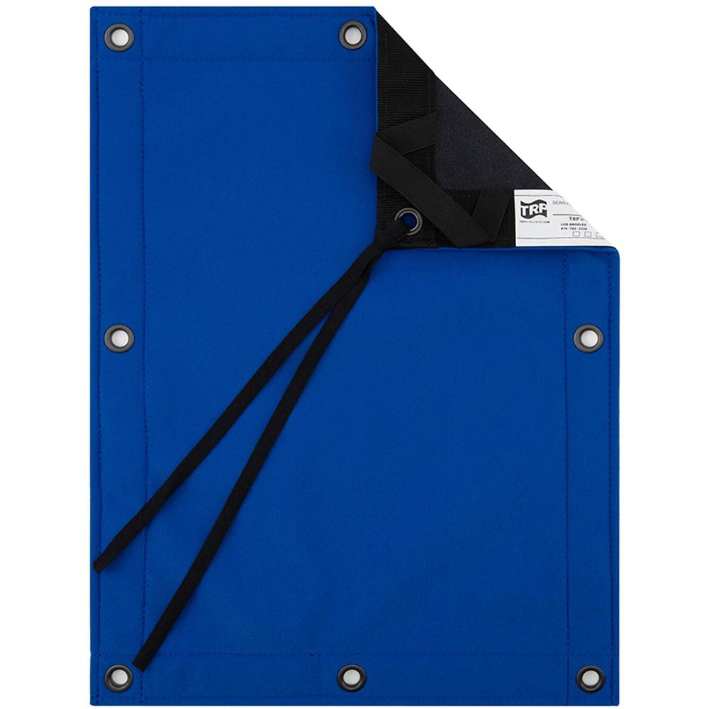 TRP WORLDWIDE Tela Chroma-Key Azul Tempo (12 x 12') - Ideal para Postproducción, Material Espumado y