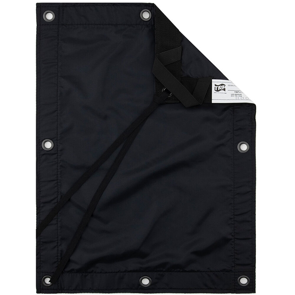 TRP WORLDWIDE Polysilk Fabric (Negro, 8 x 12') - También Conocido como Seda Completa, Difusión Densa