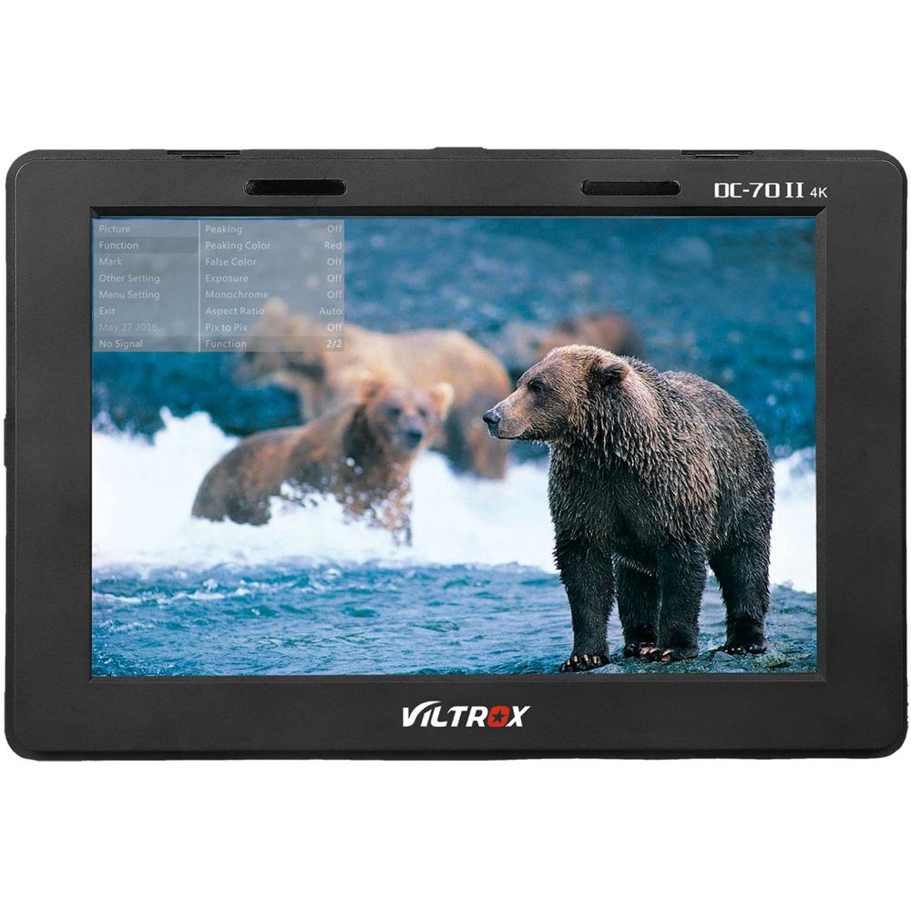 Viltrox DC70 II Monitor LCD de 7"" para Cámara - 1024 x 600, Soporta 1080p, Altavoz Integrado, Wavefo