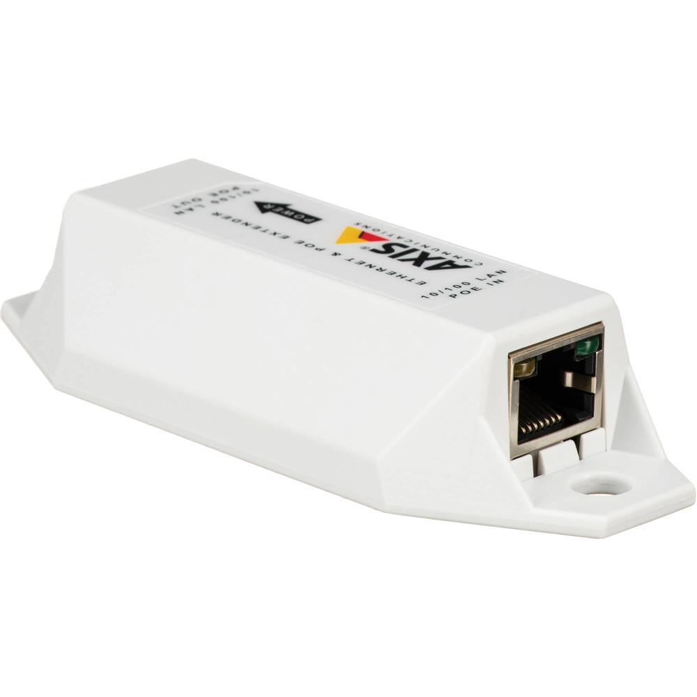 Extensor PoE Axis Communications T8129: Extiende hasta 100 metros, Compatible con IEEE 802.3af/at, 2