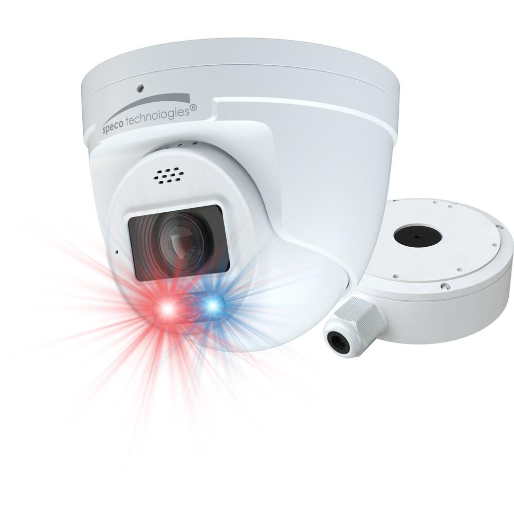 Cámara Turret IP AI 8MP Speco Technologies O8TDD2M con Lente Motorizado 2.8-12mm (Blanco)