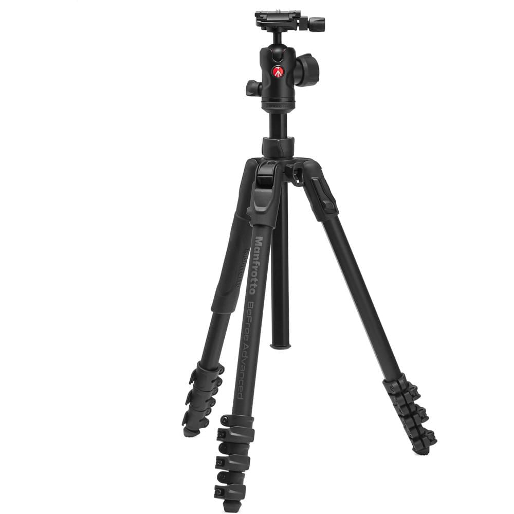 Trípode de Viaje Manfrotto Befree Advanced AS de Aluminio con Cabezal de Bola Central 494 - Capacida