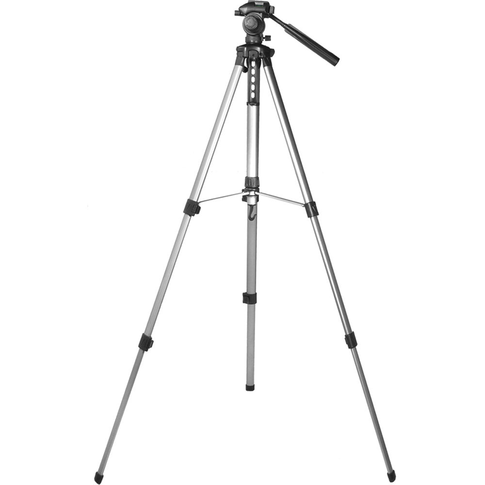 Trípode Deluxe Barska - Altura Máxima 63.4"", Incluye Funda, Cabezal Fluido de 2 Vías, Capacidad de C