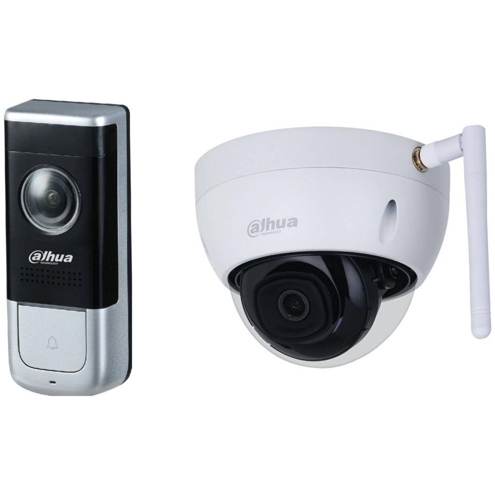 Dahua Technology DHI-DB11 2MP Videoportero Wi-Fi con Cámara Domo Exterior Wi-Fi N41BL13-W 4MP - Reso