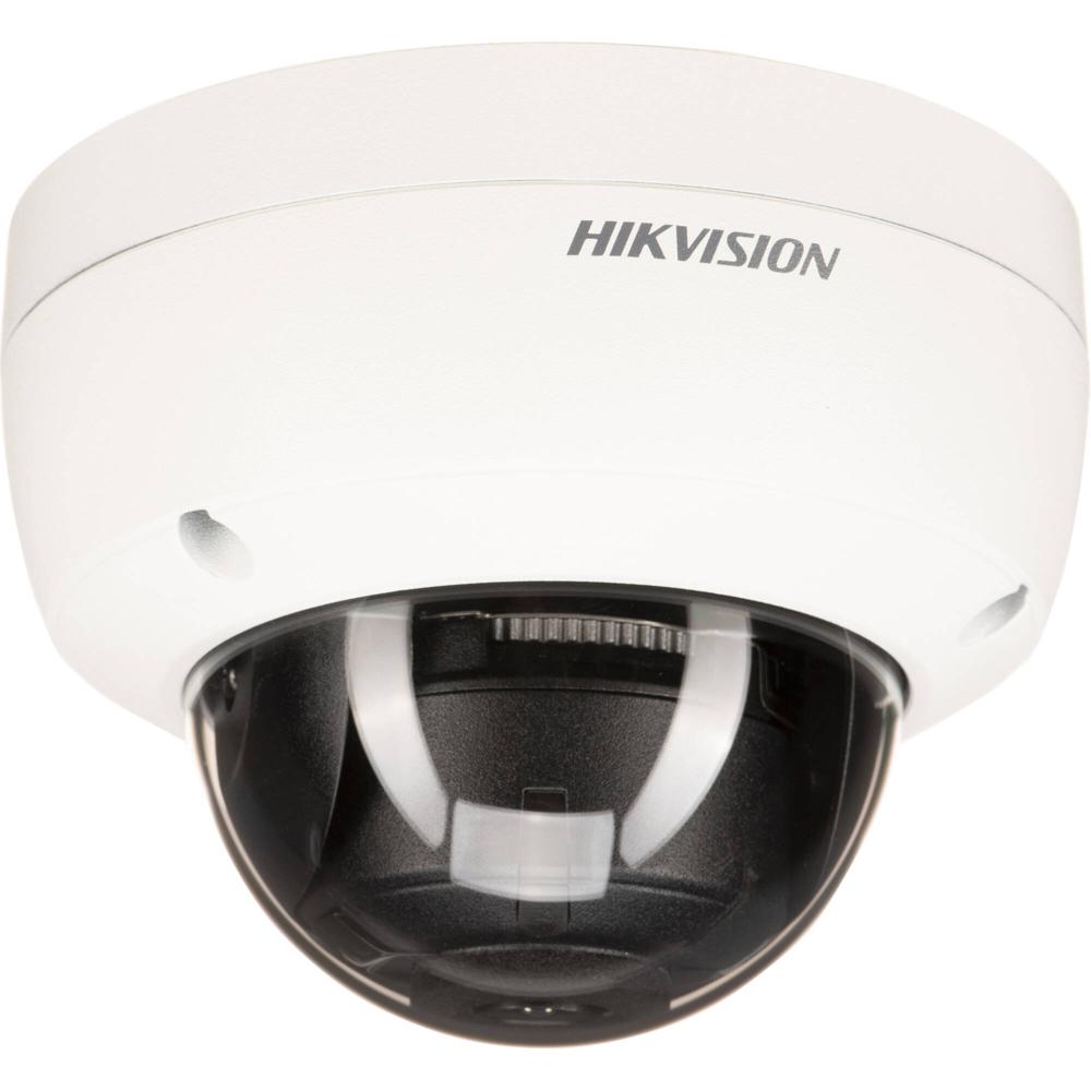 Cámara Domo de Red Exterior Hikvision AcuSense PCI-D18F6S 8MP con Visión Nocturna, Lente de 6mm, Aud