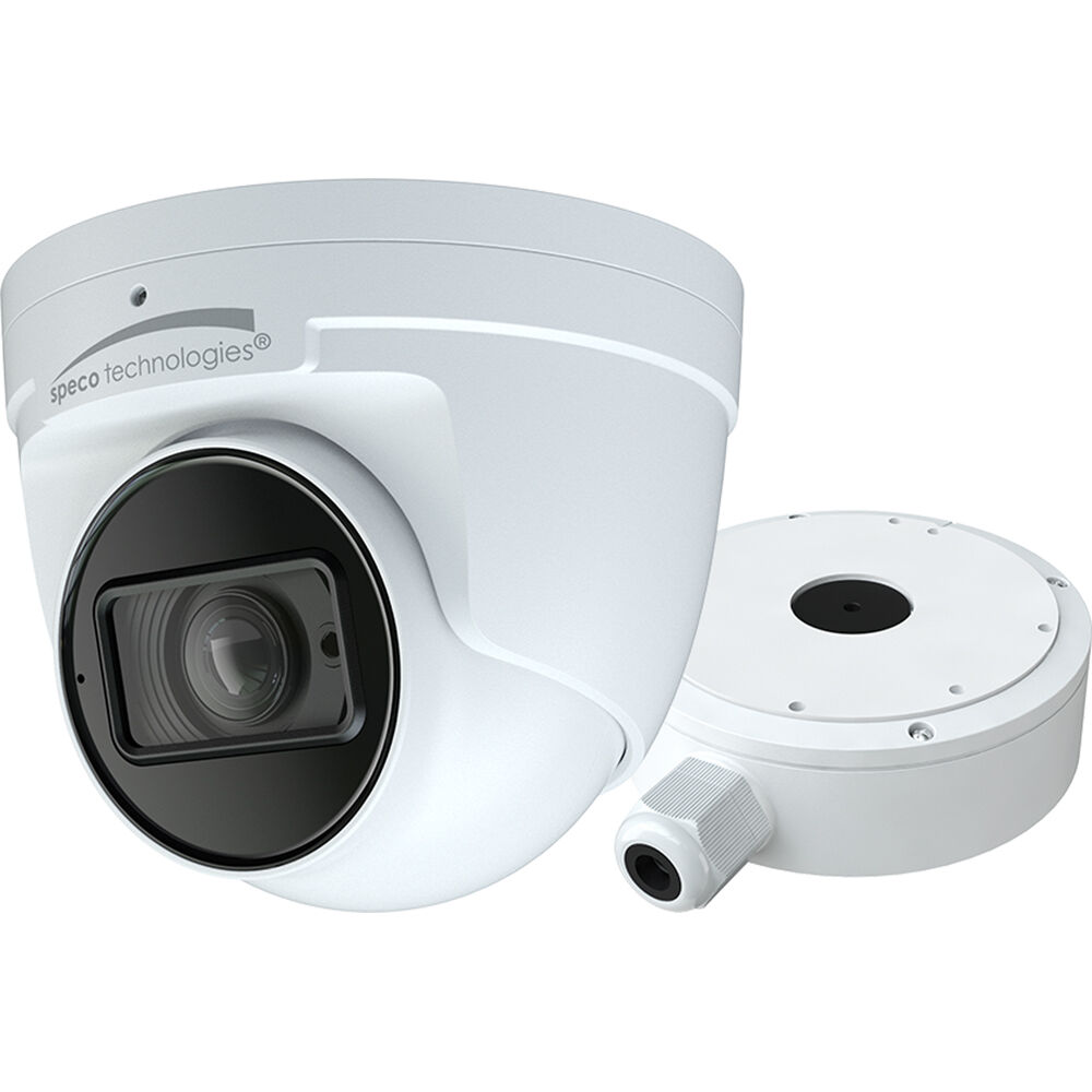 Cámara Turret Exterior 4K UHD HD-TVI Speco Technologies H8T8M con Visión Nocturna, Lente Varifocal M
