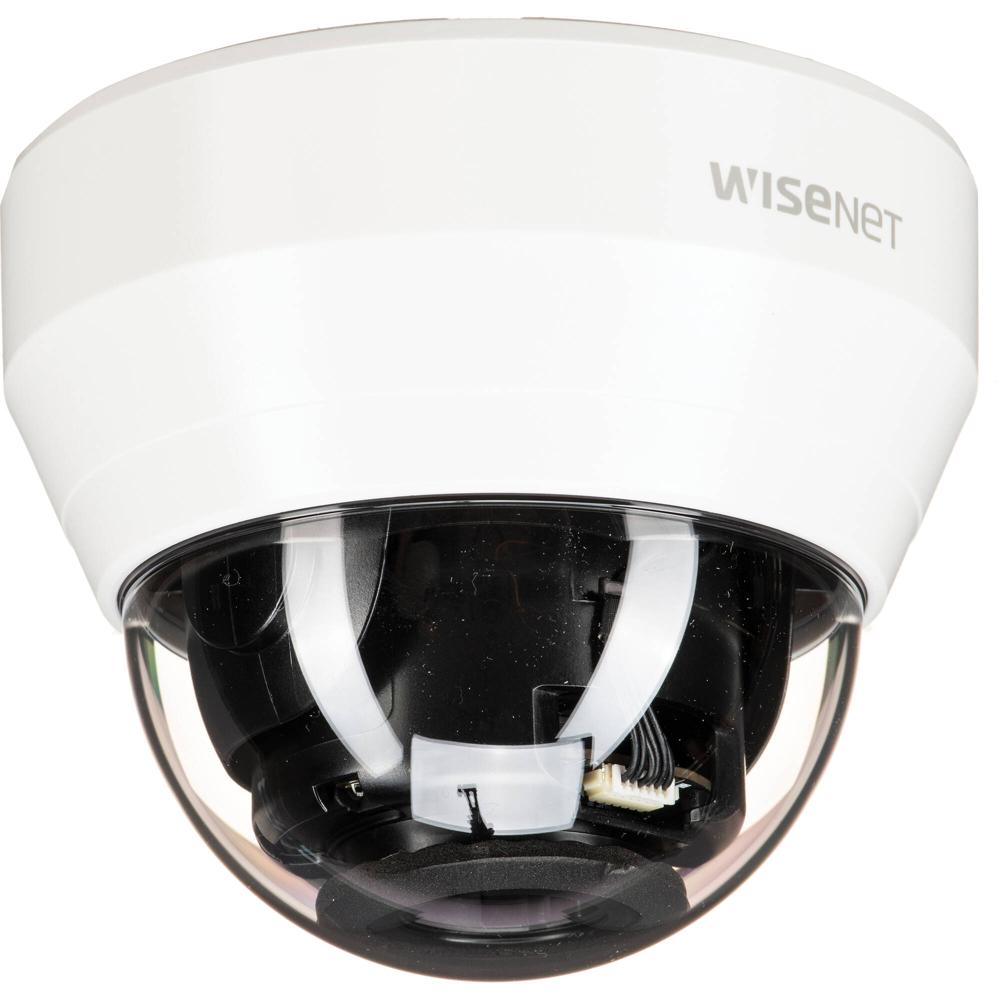 Cámara Domo de Red Hanwha Vision LND-6072R 2MP con Lente Varifocal de 3.2-10mm y Visión Nocturna, Re