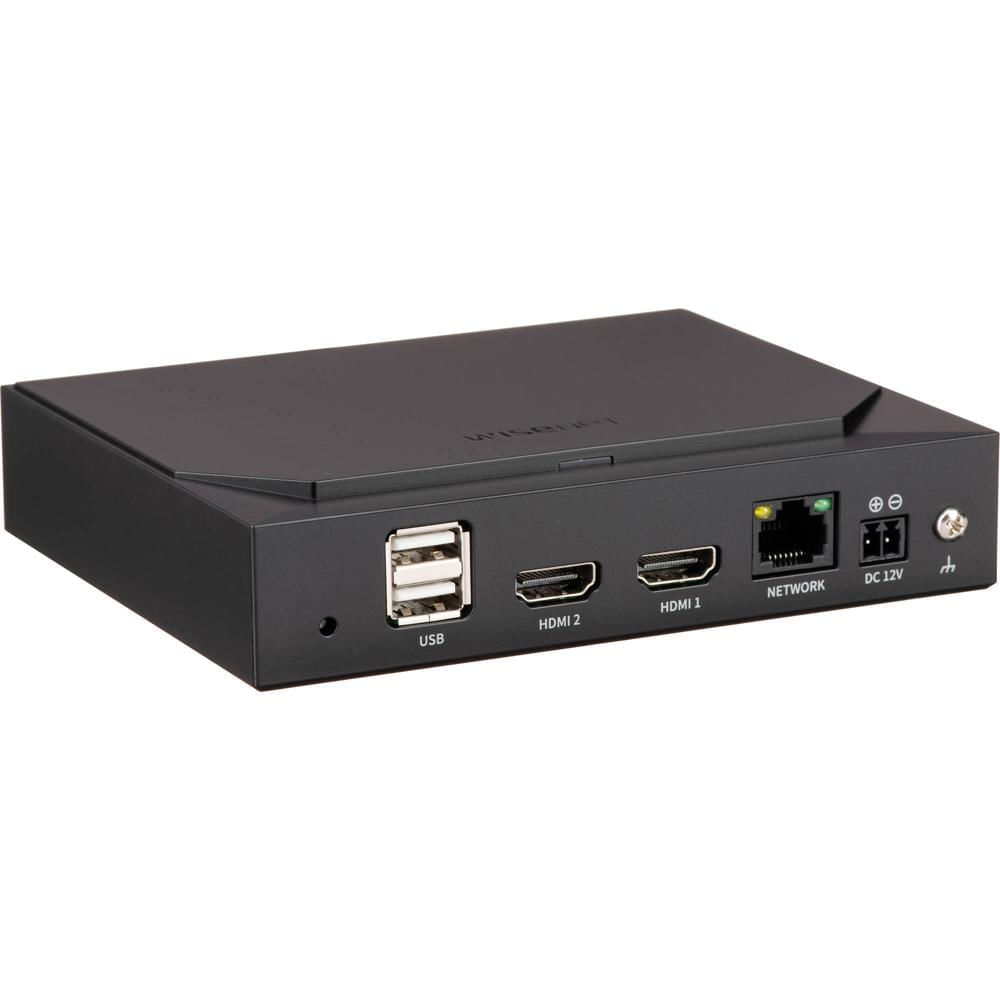 Decodificador de Video en Red Hanwha Vision SPD-152: Hasta 64 Canales 8MP 60fps, Puertos HDMI UHD 4K