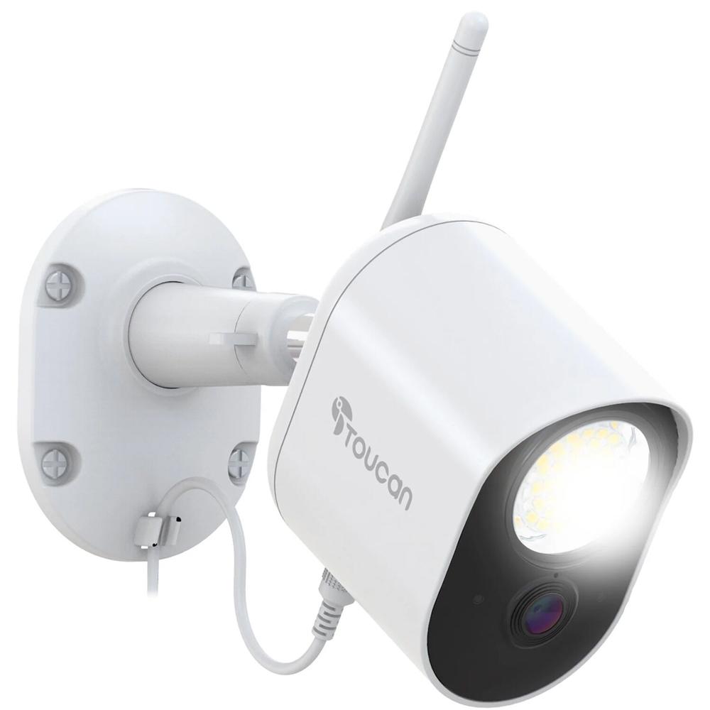 Cámara de Seguridad Exterior Toucan TSLC10W 1080p con Visión Nocturna, Detección de Movimiento por R