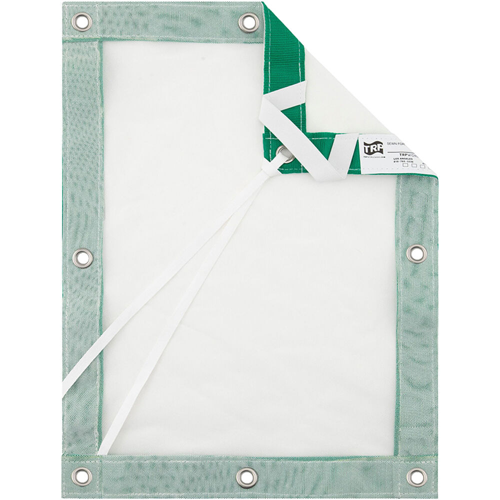 TRP WORLDWIDE Red Individual (Blanca, 24 x 48"") - Tela de Red Blanca, Estructura de Acero Inoxidable