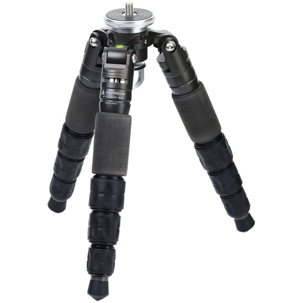 Trípode Photo Clam MINI 28: Capacidad de Carga 61.72 lb, Altura Mínima 2.28"", Altura Máxima 21.0"", P