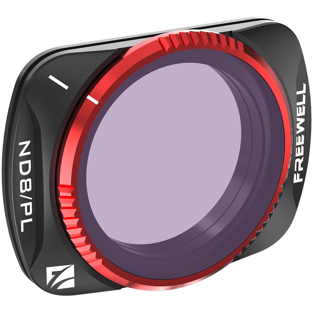 Filtro Híbrido ND8/Polarizador Freewell para DJI Pocket 3 (3 Paradas) - Captura Imágenes Claras al A