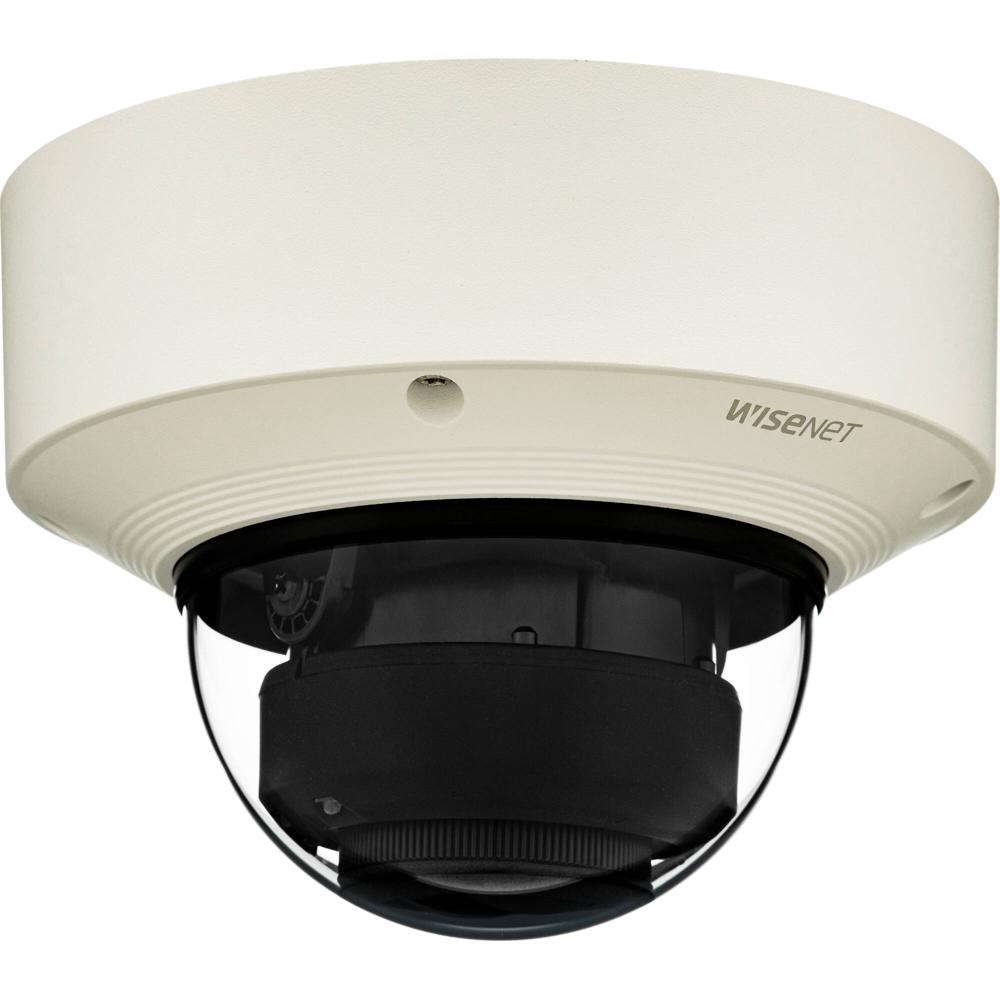 Cámara AI Dome Vandal a Prueba de Intemperie Hanwha Vision XNV-C6083R 2MP IR - Lente Varifocal Motor