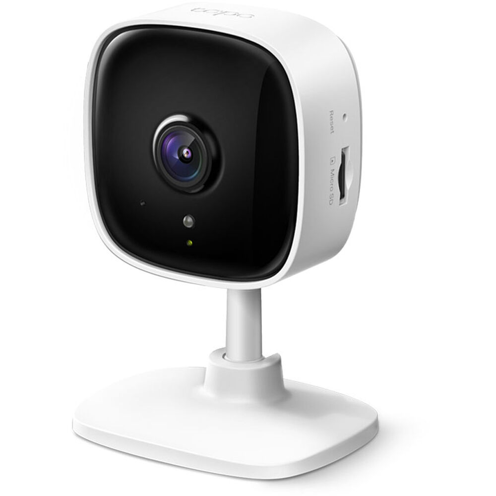 Cámara de Seguridad TP-Link Tapo C100 1080p Wi-Fi con Visión Nocturna, Audio Bidireccional y Soporte
