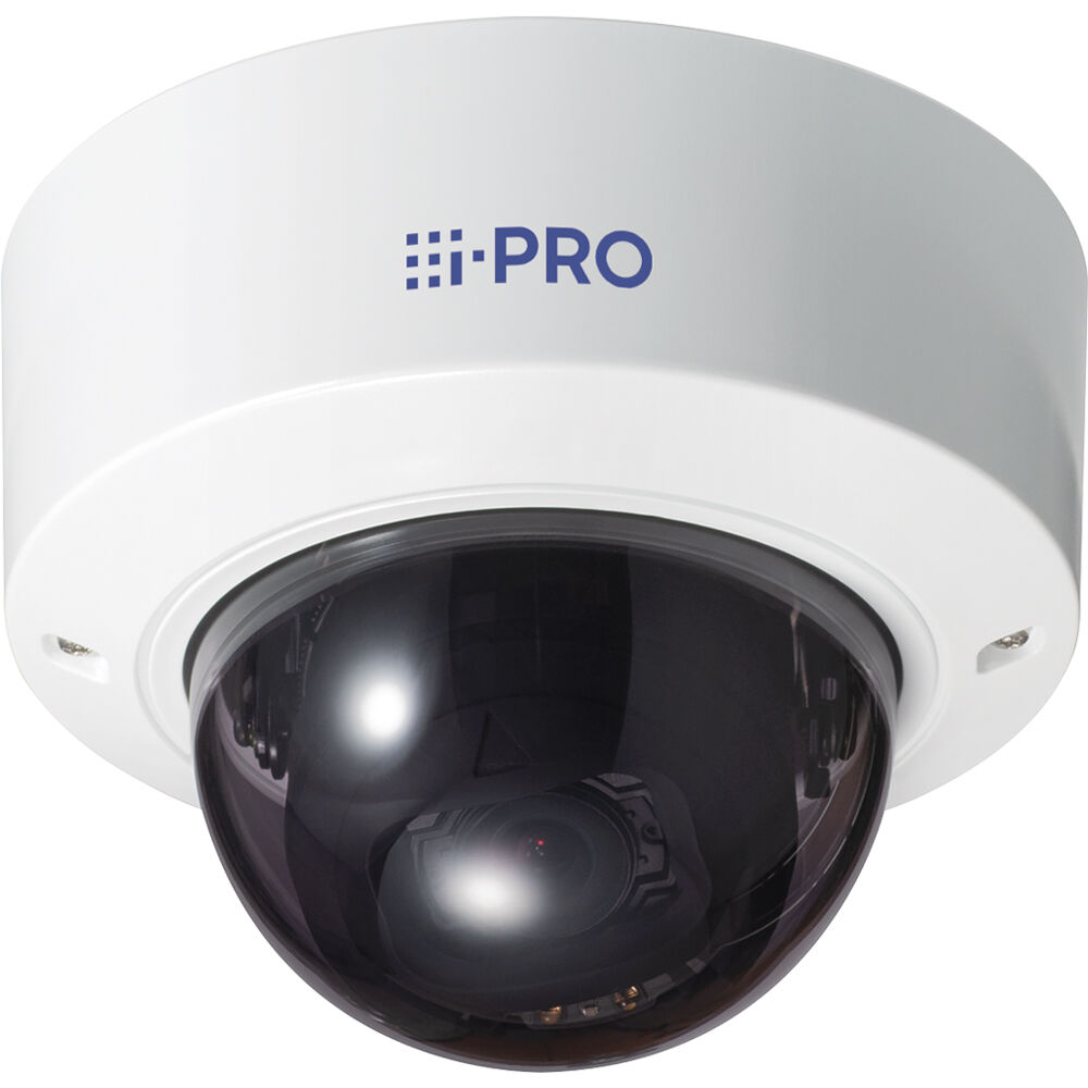Cámara de Red Domo Interior i-PRO WV-S2236LGA 2MP con Lente de 2.9-9mm (Blanco, Domo Ahumado)