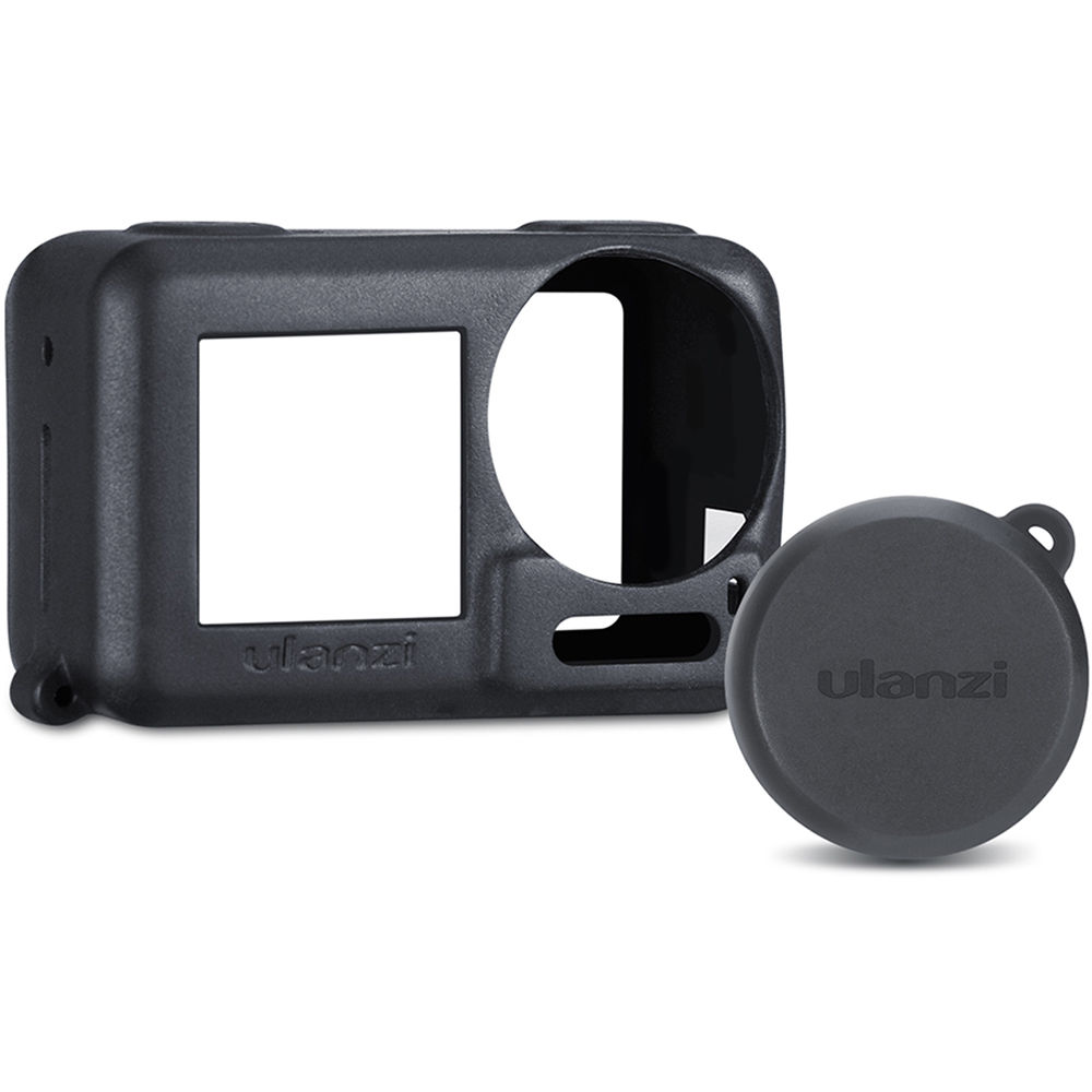 Funda Protectora de Silicona Suave DigitalFoto Solution Limited con Tapa de Lente y Asa para DJI Osm