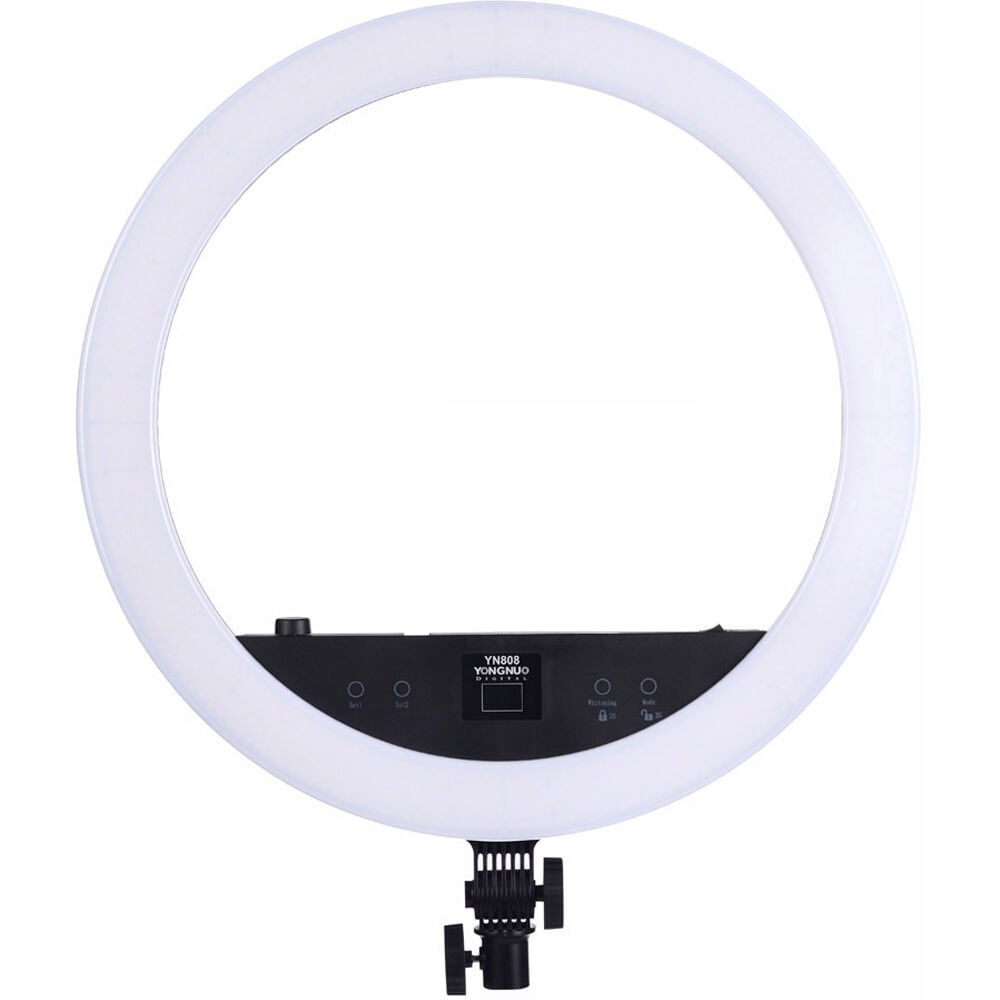 Yongnuo YN808 Luz de Anillo LED 5500K - 21.6"" Diámetro, Control Remoto Inalámbrico, Dimmable, Montaj