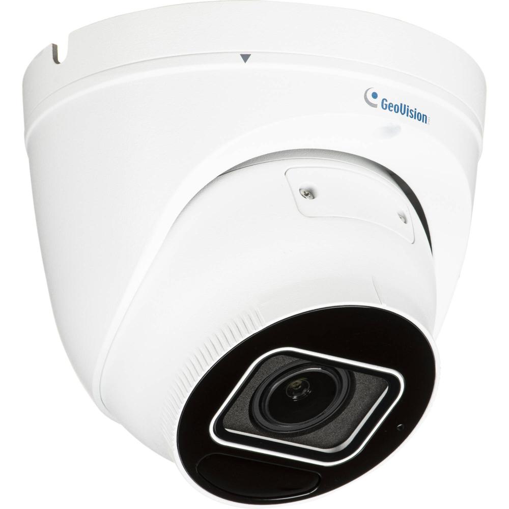 Cámara Turret de Red Exterior GEOVISION GV-EBD8813 8MP con Visión Nocturna, Lente Varifocal Motoriza