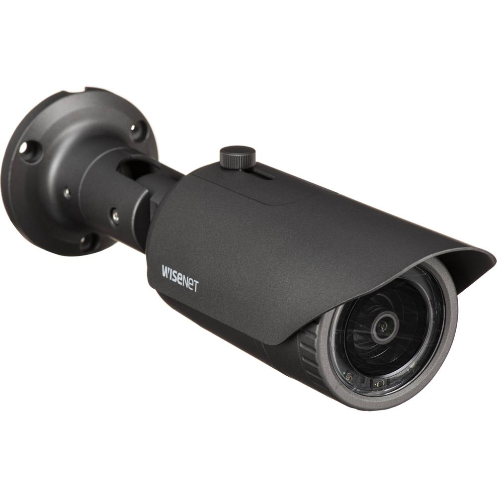 Cámara de Red Exterior Hanwha Vision QNO-8020R 5MP con Visión Nocturna, Lente de 4mm y Resolución 25