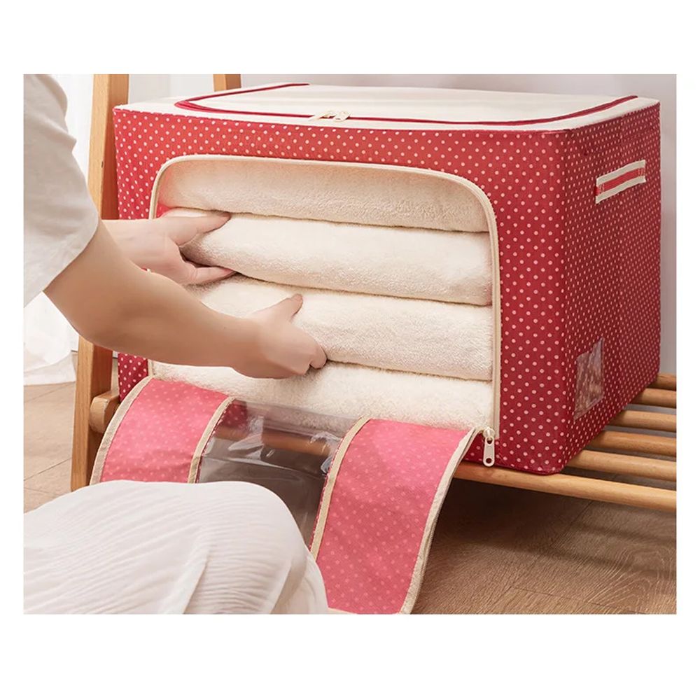 Caja Organizadora Almacenamiento De Ropa 30 Litros AzRo