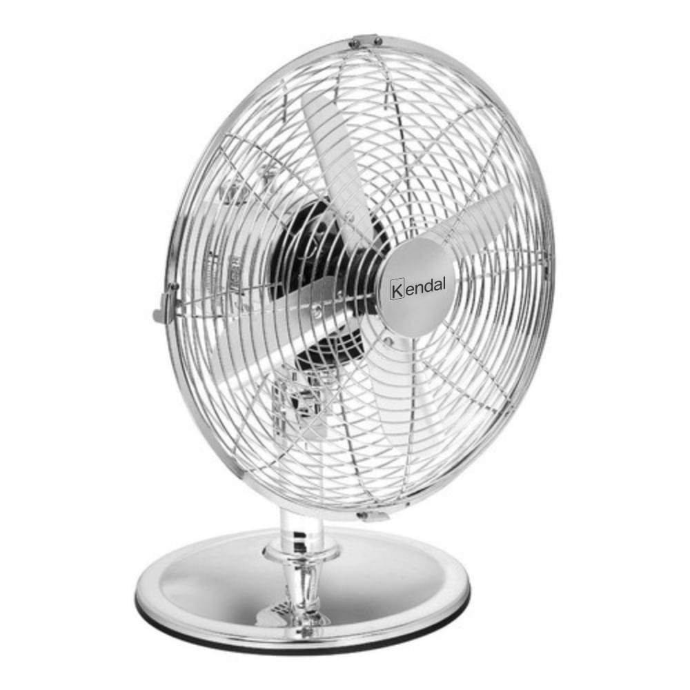Ventilador Sobremesa KENDAL zf1214d-ii Metalico 12 pulgadas Cromado Potencia 45W