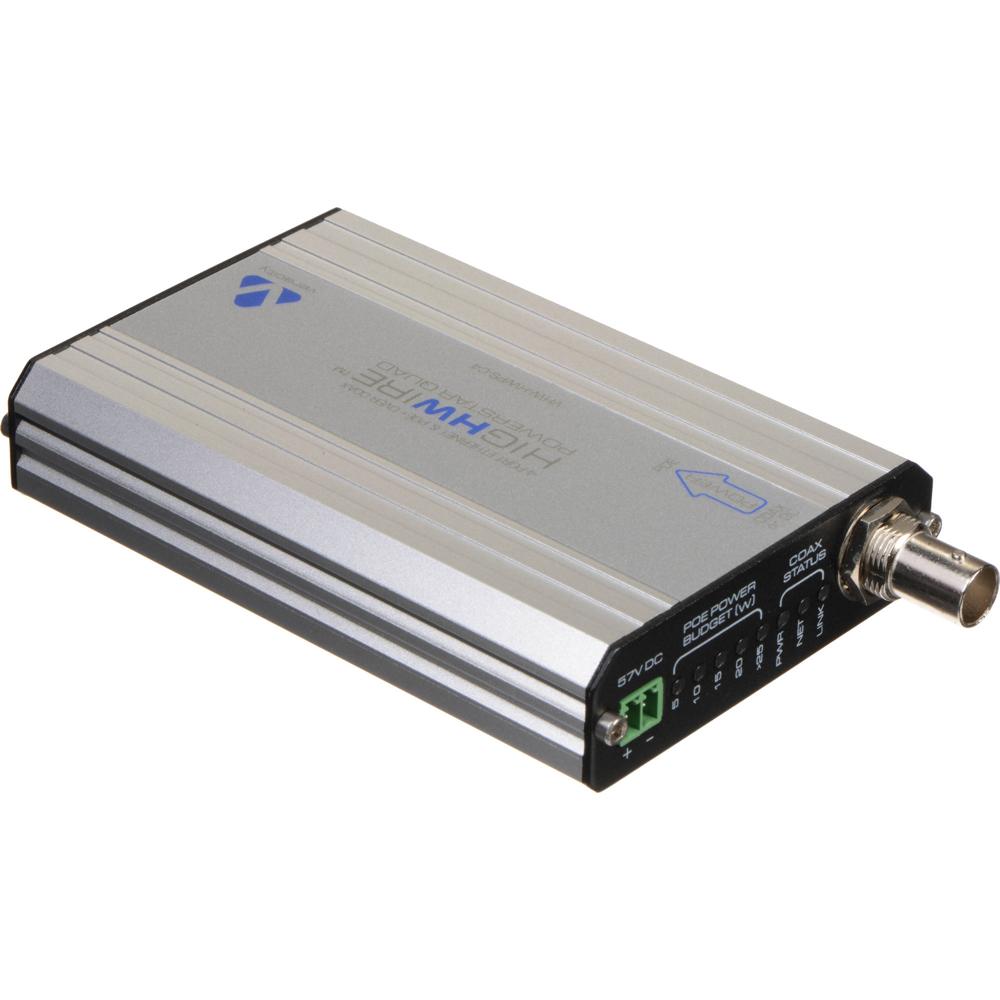 Veracity HIGHWIRE Powerstar QUAD: Transmisor PoE para hasta 4 Cámaras IP, Soporta Cámaras PoE y No P