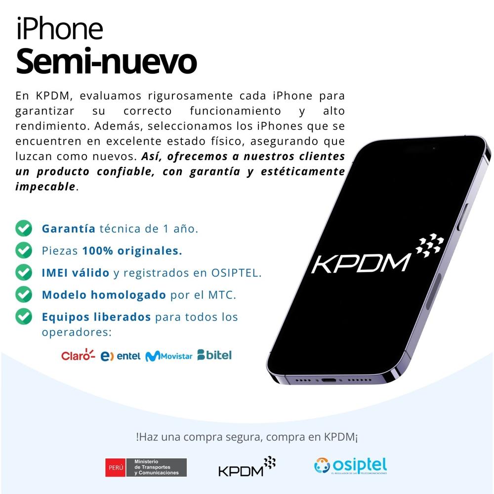 Celular iPhone 12 64GB Grado A+ Blanco